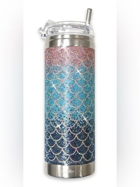 Jacqueline Kent MONARCH MERMAID CRYSTAL TUMBLER